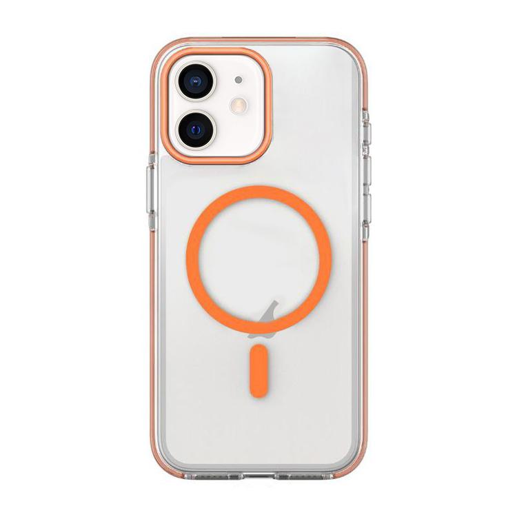 Capa para telemóvel magnética PC híbrida TPU bicolor, para iPhone 12 / 12 Pro, para iPhone 12 Pro Max
