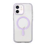 Capa para telemóvel magnética PC híbrida TPU bicolor, para iPhone 12 / 12 Pro, para iPhone 12 Pro Max