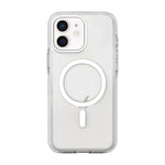 Capa para telemóvel magnética PC híbrida TPU bicolor, para iPhone 12 / 12 Pro, para iPhone 12 Pro Max