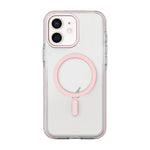 Capa para telemóvel magnética PC híbrida TPU bicolor, para iPhone 12 / 12 Pro, para iPhone 12 Pro Max