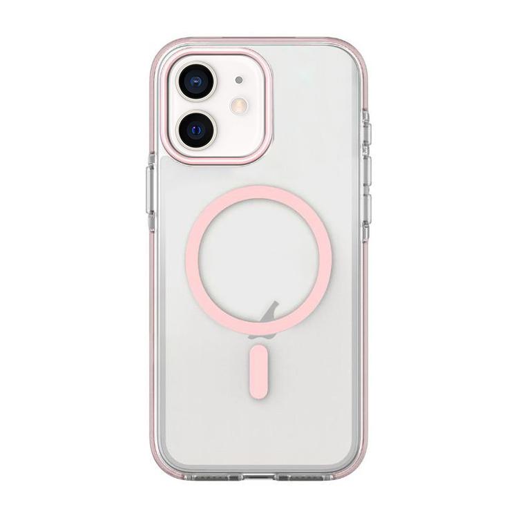 Capa para telemóvel magnética PC híbrida TPU bicolor, para iPhone 12 / 12 Pro, para iPhone 12 Pro Max