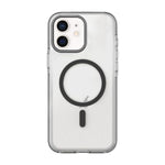 Capa para telemóvel magnética PC híbrida TPU bicolor, para iPhone 12 / 12 Pro, para iPhone 12 Pro Max