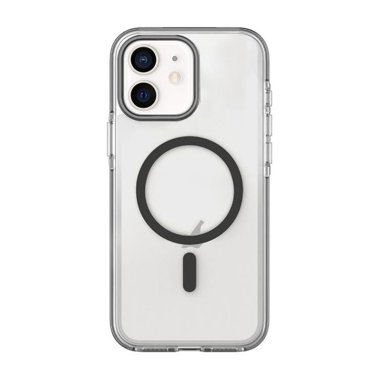 Capa para telemóvel magnética PC híbrida TPU bicolor, para iPhone 12 / 12 Pro, para iPhone 12 Pro Max