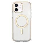 Capa para telemóvel magnética PC híbrida TPU bicolor, para iPhone 12 / 12 Pro, para iPhone 12 Pro Max