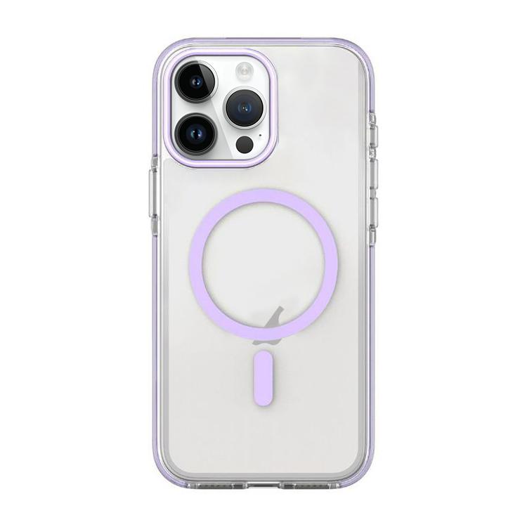 Capa para telemóvel magnética PC híbrida TPU bicolor, para iPhone 12 / 12 Pro, para iPhone 12 Pro Max