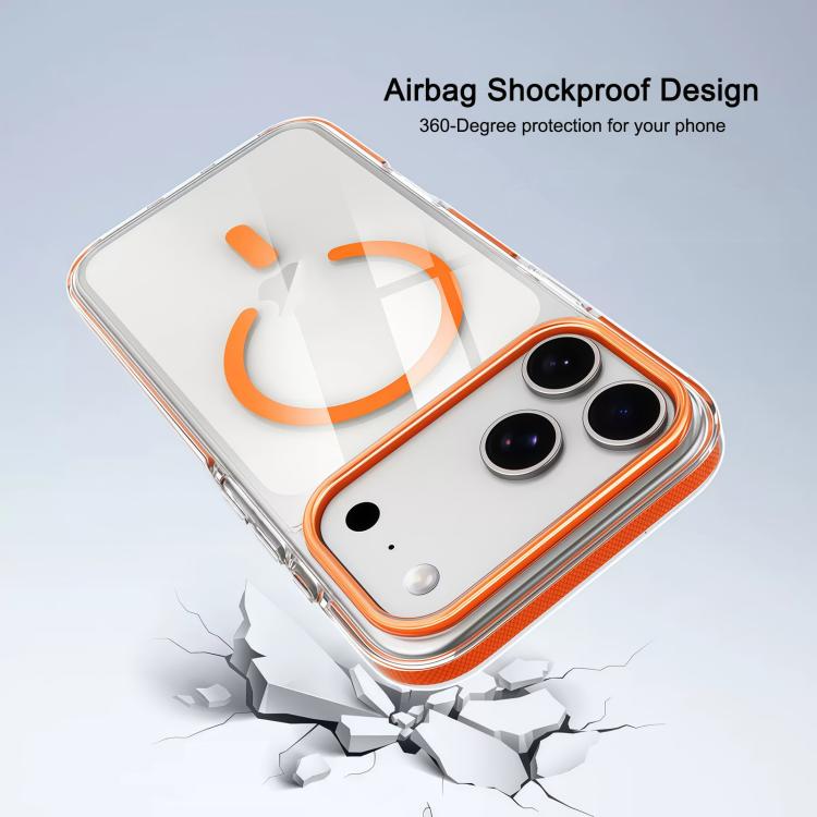 Capa para telemóvel magnética PC híbrida TPU bicolor, para iPhone 12 / 12 Pro, para iPhone 12 Pro Max