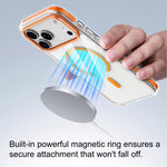 Capa para telemóvel magnética PC híbrida TPU bicolor, para iPhone 12 / 12 Pro, para iPhone 12 Pro Max