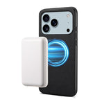 Capa para telemóvel magnética Denior A08 em pele vegana PU com textura de bezerro, Para iPhone 17 Pro Max, Para iPhone 17 Pro, Para iPhone 17, Para iPhone Air