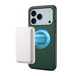 Capa para telemóvel magnética Denior A08 em pele vegana PU com textura de bezerro, Para iPhone 17 Pro Max, Para iPhone 17 Pro, Para iPhone 17, Para iPhone Air