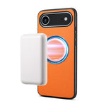 Capa para telemóvel magnética Denior A08 em pele vegana PU com textura de bezerro, Para iPhone 17 Pro Max, Para iPhone 17 Pro, Para iPhone 17, Para iPhone Air