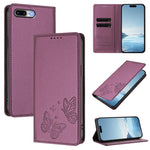 Capa para Telemóvel em Pele Vegana com RFID, Forte Íman Duplo Borboleta, Para iPhone X / XS, Para iPhone XR, Para iPhone XS Max, Para iPhone 8 Plus / 7 Plus