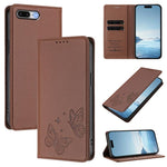 Capa para Telemóvel em Pele Vegana com RFID, Forte Íman Duplo Borboleta, Para iPhone X / XS, Para iPhone XR, Para iPhone XS Max, Para iPhone 8 Plus / 7 Plus