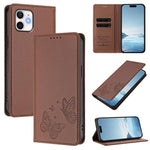 Capa para Telemóvel em Pele Vegana com RFID, Forte Íman Duplo Borboleta, Para iPhone 12 Pro Max, Para iPhone 11 Pro Max, Para iPhone 11, Para iPhone 11 Pro