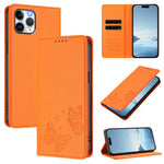 Capa para Telemóvel em Pele Vegana com RFID, Forte Íman Duplo Borboleta, Para iPhone 12 Pro Max, Para iPhone 11 Pro Max, Para iPhone 11, Para iPhone 11 Pro