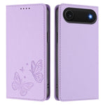 Capa de telemóvel em pele vegana com dupla borboleta magnética forte, para iPhone Air, para iPhone 16 Pro Max, para iPhone 16 Pro, para iPhone 16 Plus