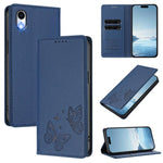 Capa para Telemóvel em Pele Vegana com RFID, Forte Íman Duplo Borboleta, Para iPhone X / XS, Para iPhone XR, Para iPhone XS Max, Para iPhone 8 Plus / 7 Plus