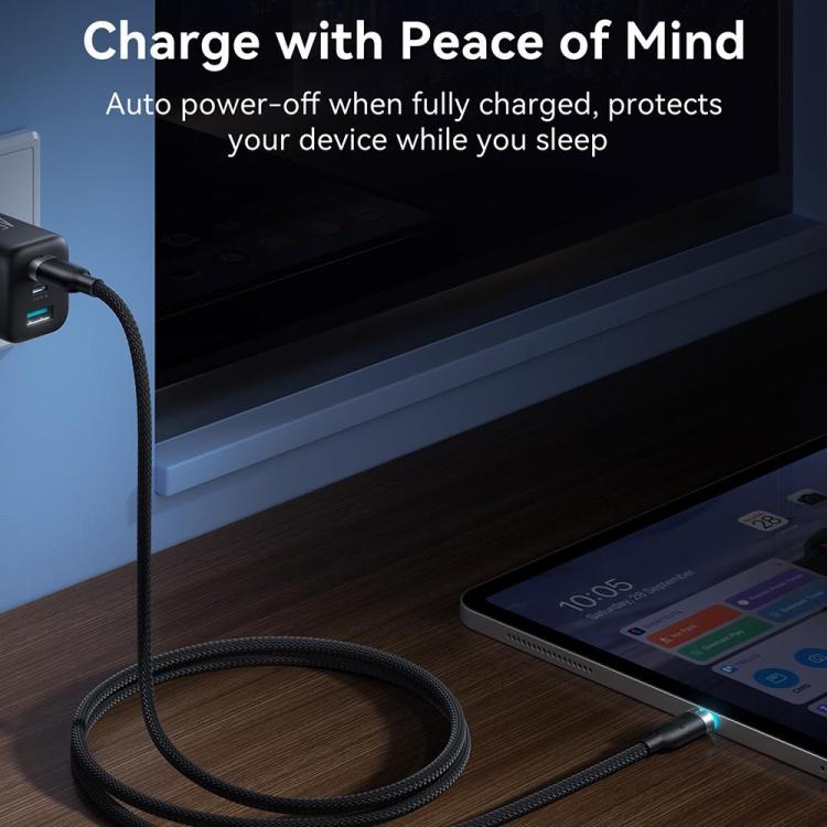 JOYROOM S-A63 StarWay Series 1.2m 3A USB-A para 8 Pinos Cabo de Dados de Carregamento Rápido com Desligamento Automático, USB-A para 8 Pinos