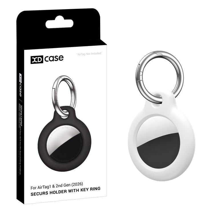 Capa Protetora Rígida de Cor Sólida XDcase em PC com Argola para Chaves, 1UN (Preto), 1UN (Branco), 1UN (Vermelho Rosado), 1UN (Azul), 1UN (Rosa), 1UN (Verde Militar)