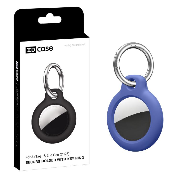 Capa Protetora Rígida de Cor Sólida XDcase em PC com Argola para Chaves, 1UN (Preto), 1UN (Branco), 1UN (Vermelho Rosado), 1UN (Azul), 1UN (Rosa), 1UN (Verde Militar)