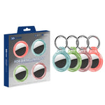 Conjunto de 4 Capas Protetoras Rígidas Translúcidas XDcase em PC com Argola para Chaves, 4UN (Preto Transparente Verde Azul), 4UN (Azul Transparente Verde Vermelho Rosa)