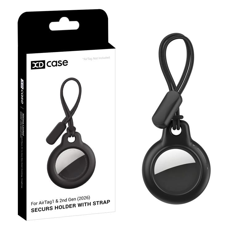 Capa Protetora Rígida de Cor Sólida XDcase com Correia, 1UN (Preto), 1UN (Branco), 1UN (Vermelho Rosado), 1UN (Azul)