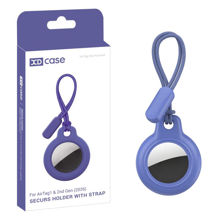 Capa Protetora Rígida de Cor Sólida XDcase com Correia, 1UN (Preto), 1UN (Branco), 1UN (Vermelho Rosado), 1UN (Azul)