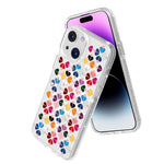 Capa Magnética com Padrão de Coração Vermelho Cristal Brilhante, Para iPhone 15, Para iPhone 14 Plus, Para iPhone 14, Para iPhone 14 Pro, Para iPhone 14 Pro Max, Para iPhone 13 Pro Max, Para iPhone 13 Pro, Para iPhone 13