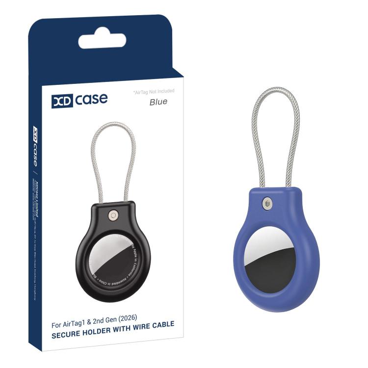 Estojo protetor oco de PC XDcase com fecho de segurança e correia metálica, 1 unidade (preto), 1 unidade (branco), 1 unidade (vermelho), 1 unidade (azul), 1 unidade (rosa), 1 unidade (laranja)
