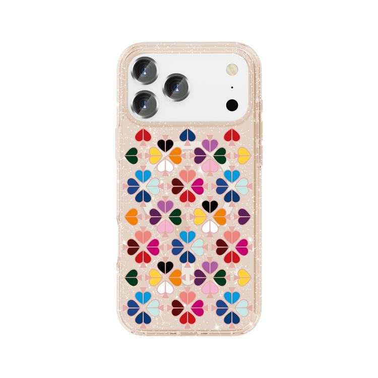 Capa de telemóvel magnética com padrão de coração vermelho cristal cintilante, para iPhone 17 Pro Max, para iPhone 17 Pro