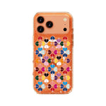 Capa de telemóvel magnética com padrão de coração vermelho cristal cintilante, para iPhone 17 Pro Max, para iPhone 17 Pro