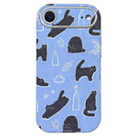 Capa de telemóvel em silicone com janela grande e bordas arredondadas, para iPhone 17 Pro Max, para iPhone 17 Pro, para iPhone 17, para iPhone Air, para iPhone 16 Pro Max, para iPhone 16 Pro, para iPhone 16 Plus, para iPhone 16