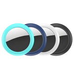Conjunto de 4 estojos protetores impermeáveis de silicone XDcase com pino, 4 unidades (preto, branco, azul, verde), 4 unidades (vermelho, rosa, roxo, transparente)