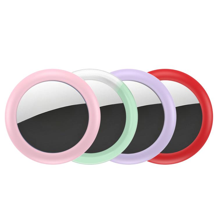Conjunto de 4 estojos protetores impermeáveis de silicone XDcase com pino, 4 unidades (preto, branco, azul, verde), 4 unidades (vermelho, rosa, roxo, transparente)