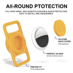 Conjunto de 4 estojos protetores impermeáveis de silicone com design de coleira para animais XDcase, 4 unidades (preto, branco, azul, verde), 4 unidades (rosa, vermelho, roxo, amarelo)