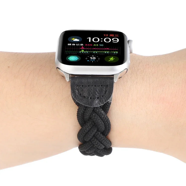 Pulseira de Relógio Elástica em Tecido para Apple Watch Série 6 & SE & 5 & 4 44mm / 3 & 2 & 1 42mm, 160mm
