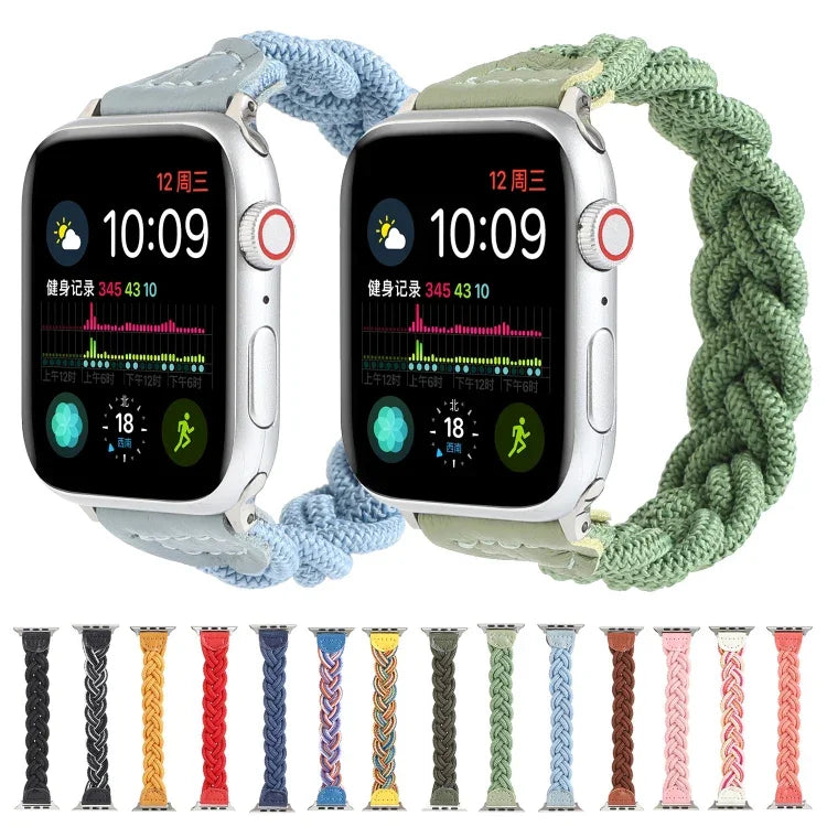 Pulseira de Relógio Elástica em Tecido para Apple Watch Série 6 & SE & 5 & 4 44mm / 3 & 2 & 1 42mm, 160mm