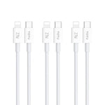 Conjunto de cabos de dados TOTU GTZB01-PD Série 27W Type-C para 8 pinos, Comprimento: 0,5m + 1m + 2m