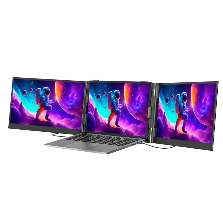 Monitor Portátil de Extensão de Ecrã LCD Duplo Blackview DCM8 15,3 polegadas com Suporte, DCM8