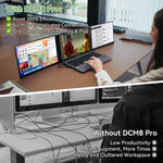 Monitor Portátil de Extensão de Ecrã Duplo Blackview DCM8 Pro 15,3 polegadas para Portáteis de 14-17,3 polegadas