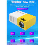 Projetor digital LED HD portátil J9 1920x1080P 15 ANSI para cinema em casa, versão básica, ficha EU, US, UK, AU