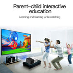 Projetor digital LED HD portátil J9 1920x1080P 15 ANSI para cinema em casa, versão básica, ficha EU, US, UK, AU