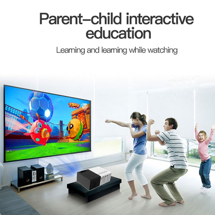 Projetor digital LED HD portátil J9 1920x1080P 15 ANSI para cinema em casa, versão básica, ficha EU, US, UK, AU