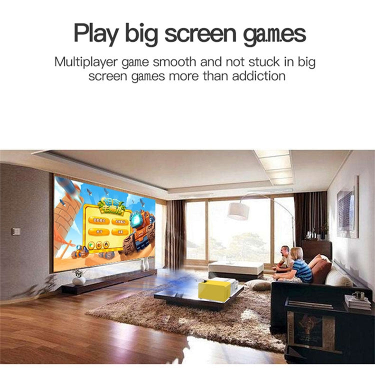 Projetor digital LED HD portátil J9 1920x1080P 15 ANSI para cinema em casa, versão básica, ficha EU, US, UK, AU