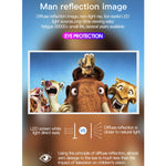 Projetor digital LED HD portátil J9 1920x1080P 15 ANSI para cinema em casa, versão básica, ficha EU, US, UK, AU
