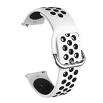 Para Samsung Galaxy Watch Active2 44mm Correia Substituta de Silicone Bicolor
