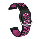 Para Samsung Galaxy Watch Active2 44mm Correia Substituta de Silicone Bicolor