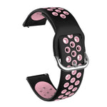 Para Samsung Galaxy Watch Active2 44mm Correia Substituta de Silicone Bicolor