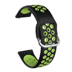 Para Samsung Galaxy Watch Active2 44mm Correia Substituta de Silicone Bicolor