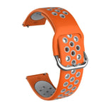 Para Samsung Galaxy Watch Active2 44mm Correia Substituta de Silicone Bicolor