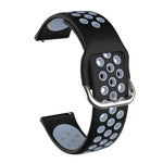 Para Samsung Galaxy Watch Active2 44mm Correia Substituta de Silicone Bicolor
